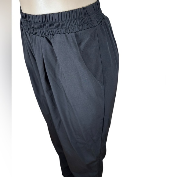 Bobeau . Black Track Pants with Elastic Waistband - Picture 3 of 8